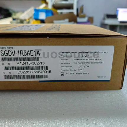 SGDV-1R6AE1A Yaskawa Servo Drive Compact industrial