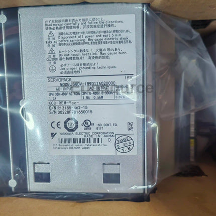SGDV-1R9D11A020000 Yaskawa Servo Drive Industrial Applications