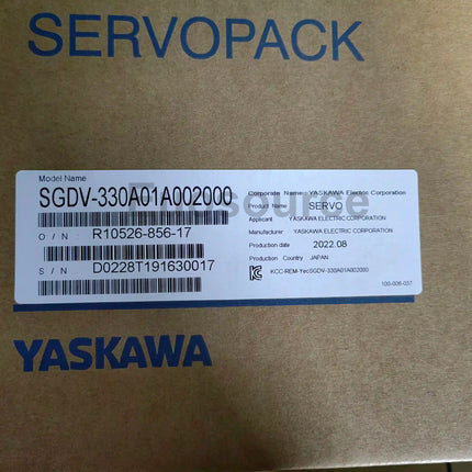 SGDV-330A01A002000 Yaskawa Servo Drive Compact industrial