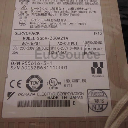 SGDV-330A21A Yaskawa Servo Drive Industrial Applications