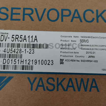 SGDV-5R5A11A Yaskawa Servo Drive Analog control