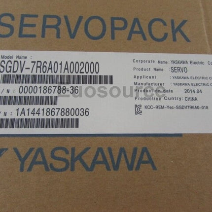 SGDV-7R6A01A002000 Yaskawa Servo Drive For networked motion
