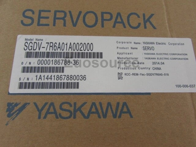 SGDV-7R6A01A002000 Yaskawa Servo Drive For networked motion