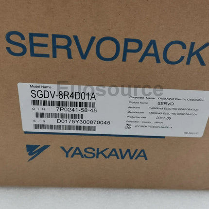 SGDV-8R4D01A Yaskawa Servo Drive Compact industrial
