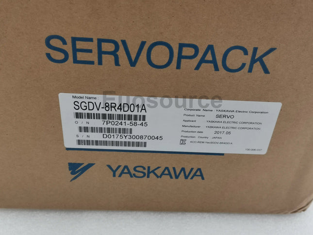 SGDV-8R4D01A Yaskawa Servo Drive Compact industrial