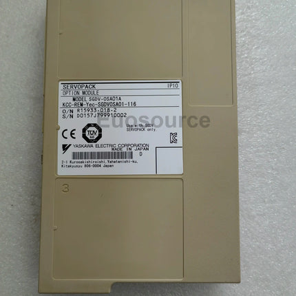 SGDV-OSA01A Yaskawa Servo Drive Analog control