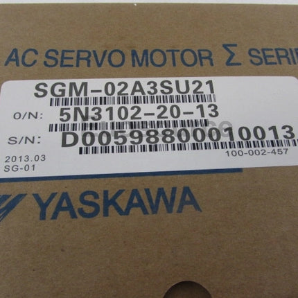 SGM-02A3SU21 Yaskawa Servo Motor AC Servo