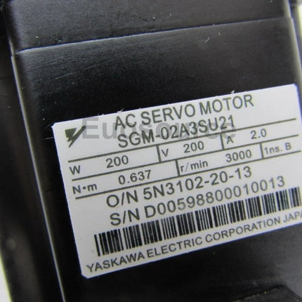 SGM-02A3SU21 Yaskawa Servo Motor AC Servo