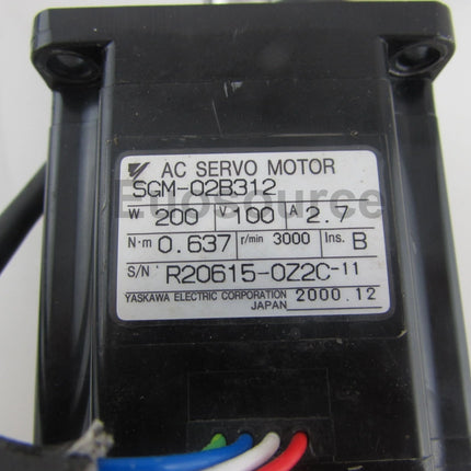 SGM-02B312 Yaskawa Servo Motor Absolute Encoder