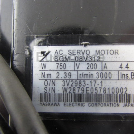 SGM-08V312 Yaskawa Servo Motor Sigma Series