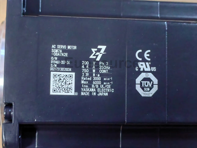 SGM7A-08A7A2E Yaskawa Servo Motor Sigma 7 Servo