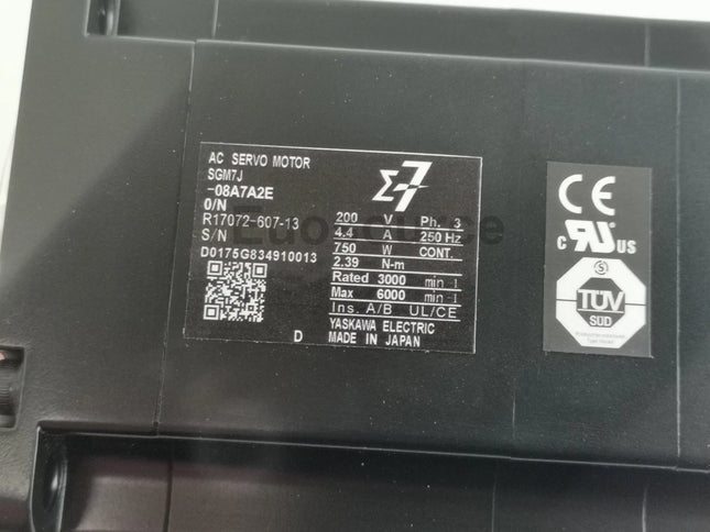 SGM7J-08A7A2E Yaskawa Servo Motor Sigma 7 Servo