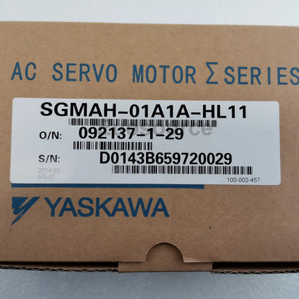 SGMAH-01A1A-HL11 Yaskawa Servo Motor High Precision