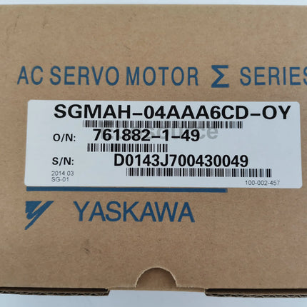 SGMAH-04AAA6CD-OY Yaskawa Servo Motor High Precision
