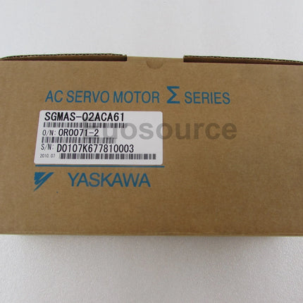 SGMAS-02ACA61 Yaskawa Servo Motor High Precision
