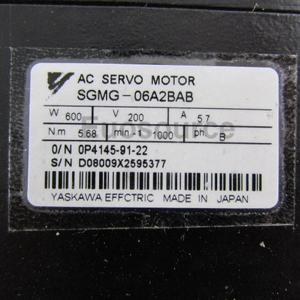 SGMG-06A2BAB Yaskawa Servo Motor Sigma Series
