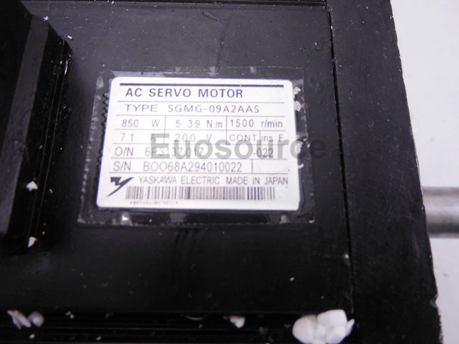SGMG-09A2AAS Yaskawa Servo Motor Absolute Encoder