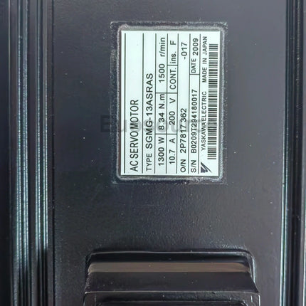 SGMG-13ASRAS Yaskawa Servo Motor Sigma Series
