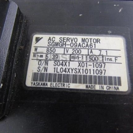 SGMGH-09ACA61 Yaskawa Servo Motor High Precision