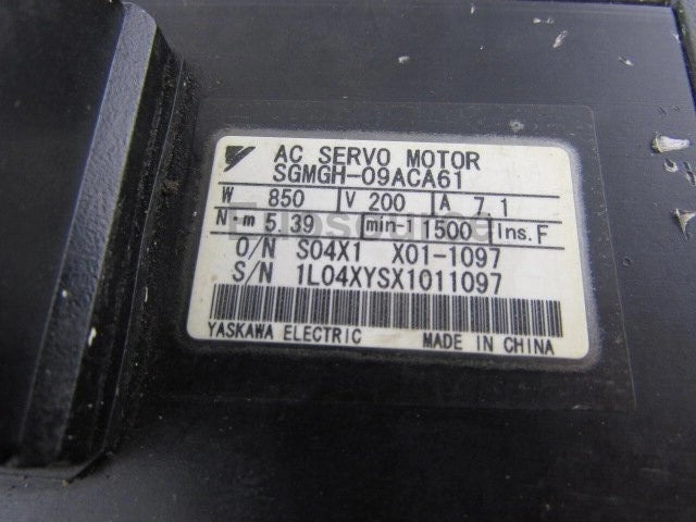 SGMGH-09ACA61 Yaskawa Servo Motor High Precision