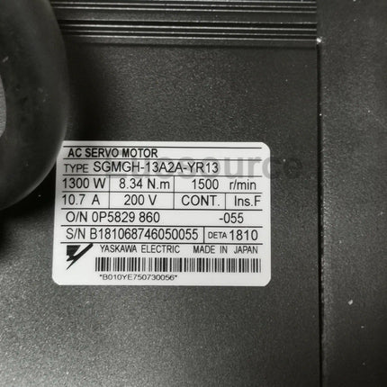 SGMGH-13A2A-YR13 Yaskawa Servo Motor High Precision