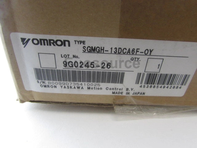SGMGH-13DCA6F-OY Yaskawa Servo Motor High Precision
