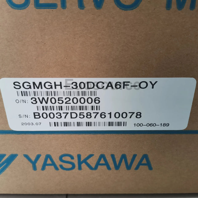 SGMGH-30DCA6F-OY Yaskawa Servo Motor AC Servo
