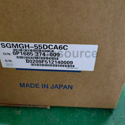 SGMGH-55DCA6C Yaskawa Servo Motor High Precision