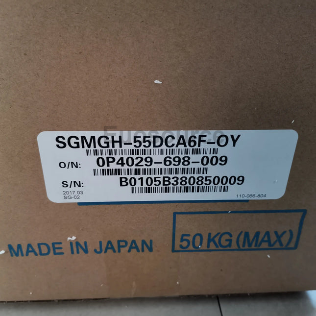 SGMGH-55DCA6F-OY Yaskawa Servo Motor Sigma Series