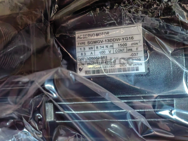 SGMGV-13DDW-YG16 Yaskawa Servo Motor AC Servo