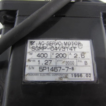 SGMP-04V314T Yaskawa Servo Motor Absolute Encoder