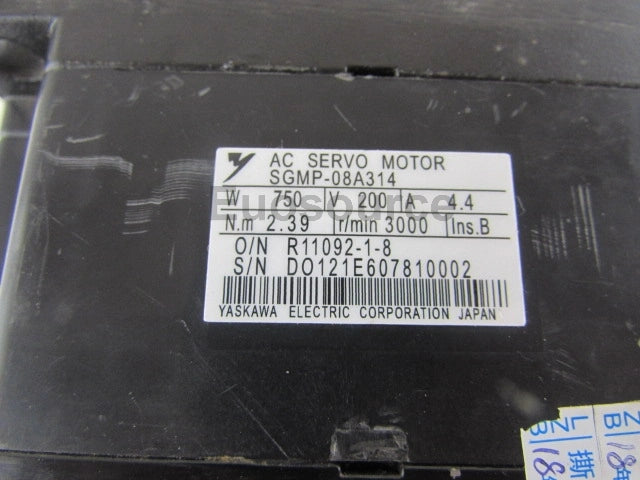 SGMP-08A314 Yaskawa Servo Motor AC Servo