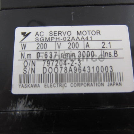 SGMPH-02AAA41 Yaskawa Servo Motor Absolute Encoder