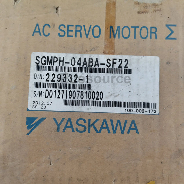 SGMPH-04ABA-SF22 Yaskawa Servo Motor Sigma Series