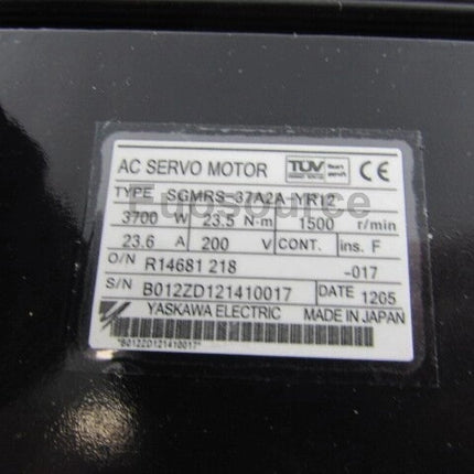 SGMRS-37A2A-YR12 Yaskawa Servo Motor AC Servo
