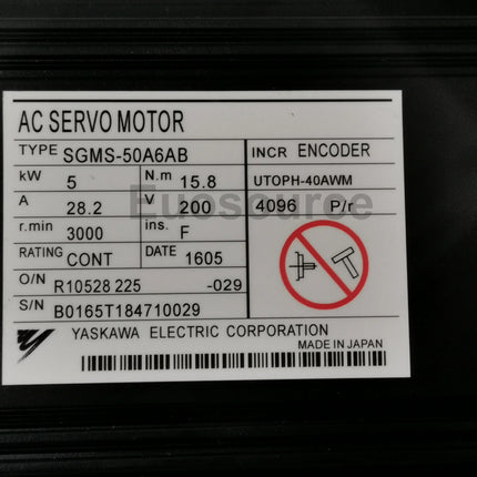 SGMS-50A6AB Yaskawa Servo Motor High Precision
