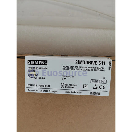 SIEMENS 6SN1123-1AA00-0HA1 Drive Module - SIEMENS CNC drive system - Worldwide Shipping