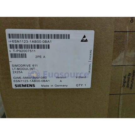 SIEMENS 6SN1123-1AB00-0BA1 Drive Module - SIEMENS CNC drive system - Worldwide Shipping