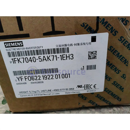 SIEMENS 1FK7040-5AK71-1EH3 Servo Motor - SIEMENS AC servo motor - Worldwide Shipping