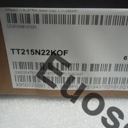 TD215N22KOF Infineon Thyristor Module