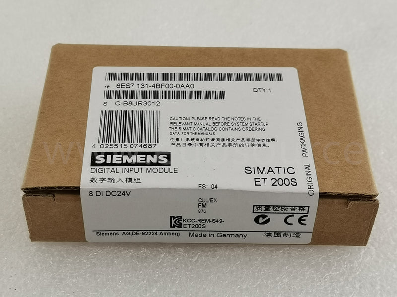 6ES7131 4BF00 0AA0 Simatic Compact CPU Module PLC original 6ES7131